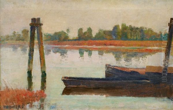 The Alte Land Oil Painting by Julius Wohlers
