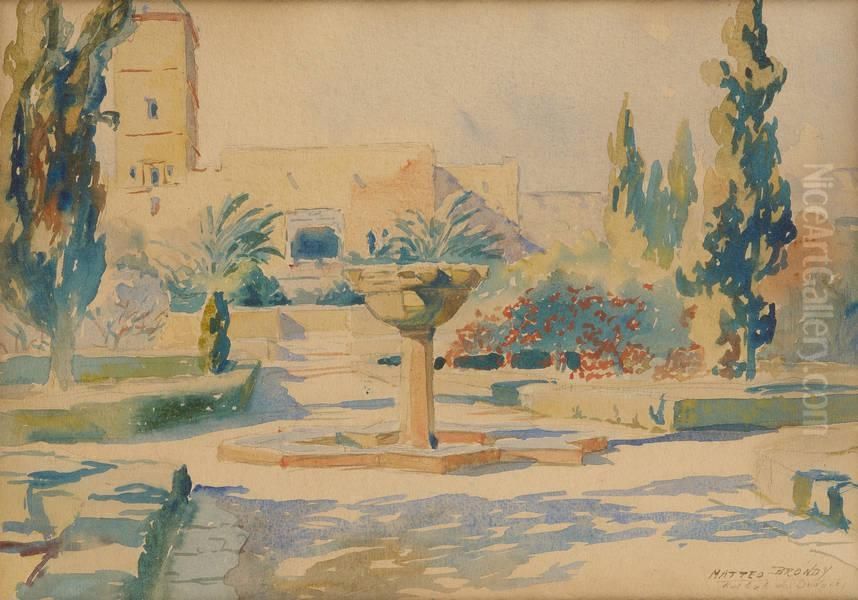 Casbah Des Oudaies Oil Painting by Matteo Brondy