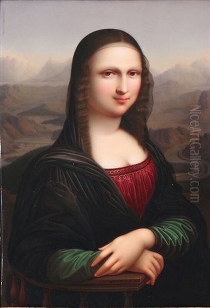 Mona Lisa Oil Painting by Otto Wuestlich