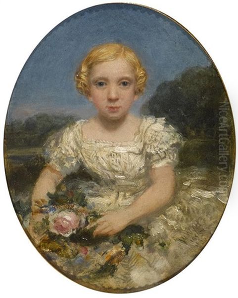 Rose Princess, Oil Painting by William Wyld