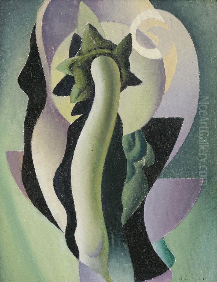 Thick Stem Oil Painting by Bertram Richard Brooker