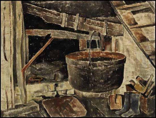 Chaudron De Savon Oil Painting by Bertram Richard Brooker