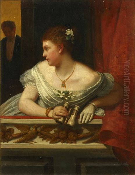 At The Opera Oil Painting by William Frederick Yeames