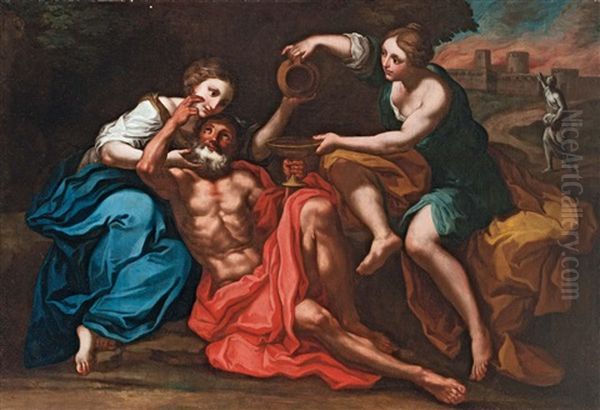 Lot Es Lanyai Oil Painting by Domenico Zampieri (Il Domenichino)