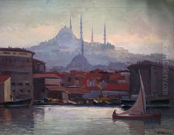 St. Sofia, Istanbul Oil Painting by Mario Zhekov