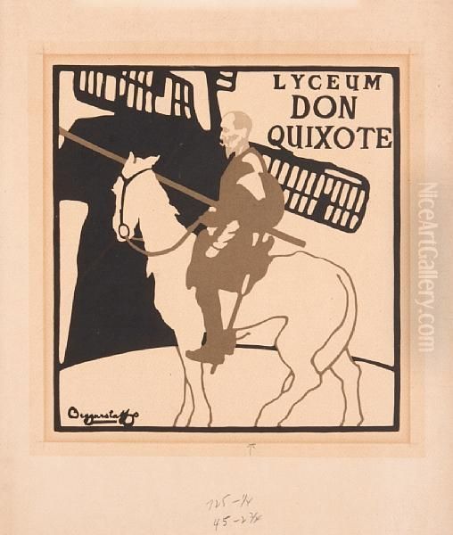 Don Quixote Oil Painting by Beggarstaff Brothers
