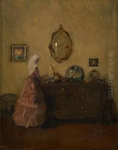 Jeune Fille A La Commode