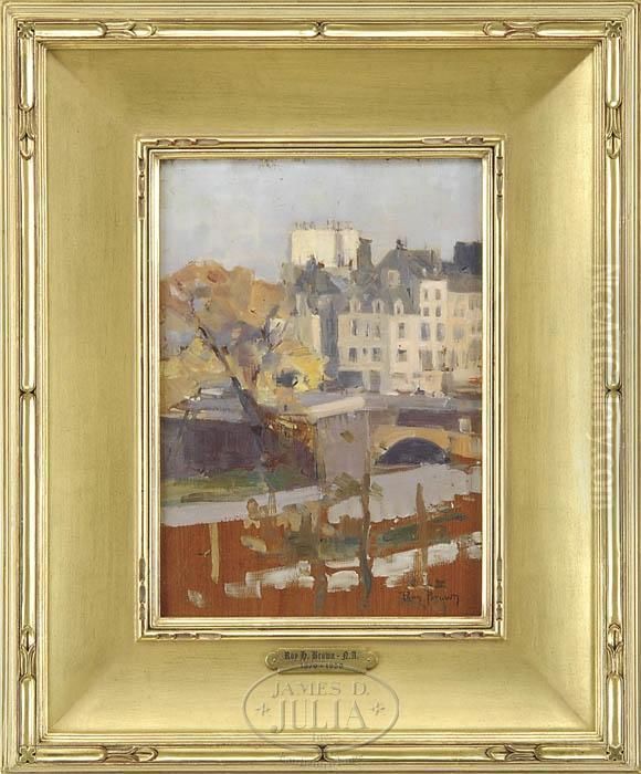 Overlooking Paris Oil Painting by Roy H. Brown