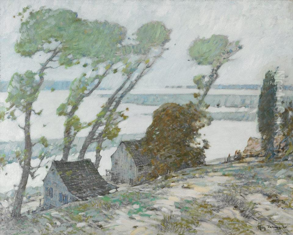 Oyster Bay, Long Island Oil Painting by Roy H. Brown