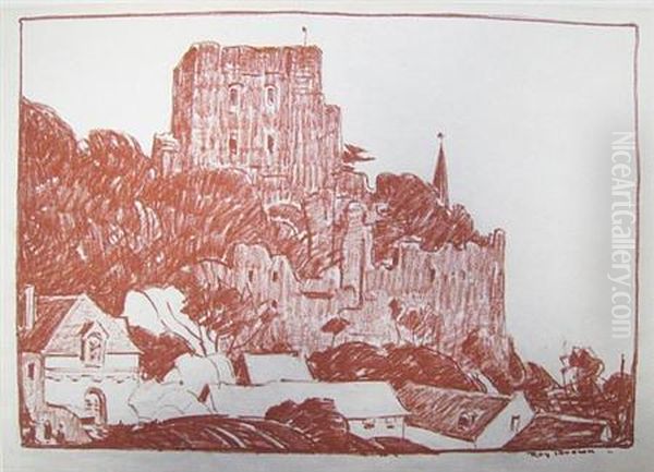 The Rampart Oil Painting by Roy H. Brown