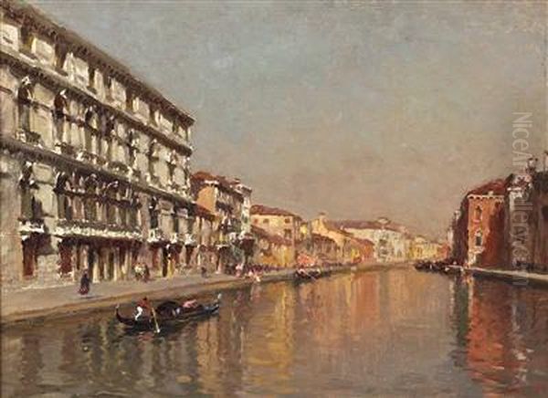 Venedig - S. Geremia Oil Painting by Emanuele Brugnoli