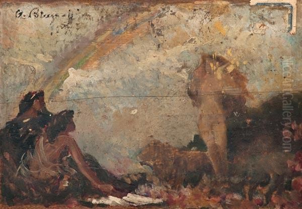 Venere Oil Painting by Emanuele Brugnoli