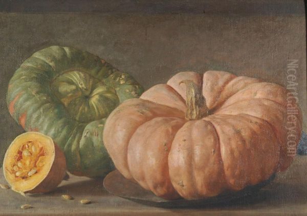 Zucche Oil Painting by Giovanni Buffa