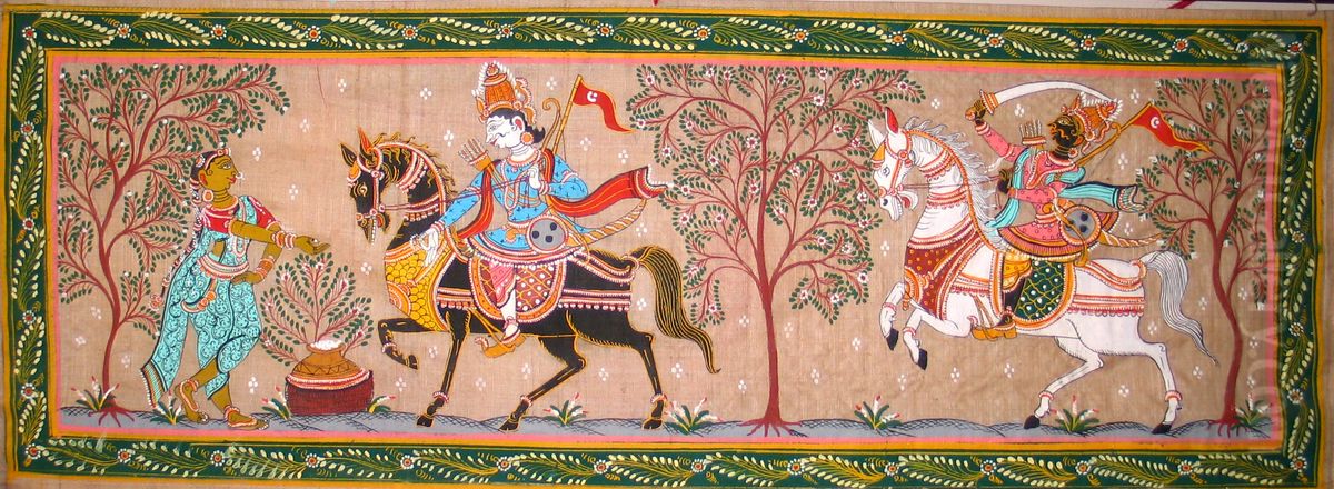 Patta Chitra Painting Oil Painting by unknown