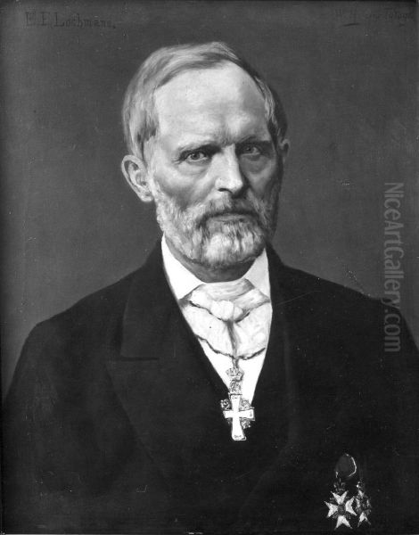Ernst Ferdinand Lochmann Oil Painting by Wilhelm Holter