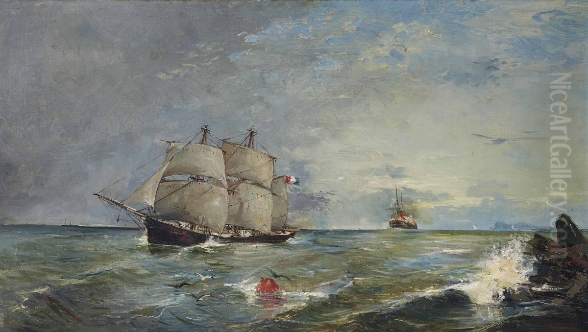 Paisaje marino Oil Painting by Joaquin Sorolla