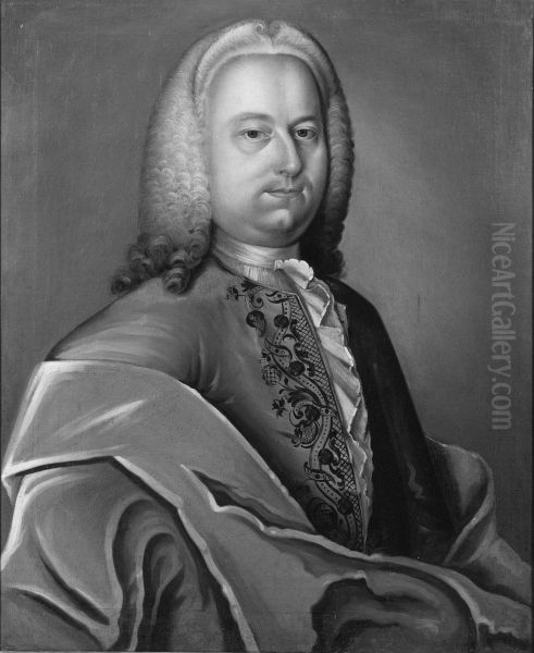 Jacob Hansen Neumann Oil Painting by Jacob Pedersson Lindgaard