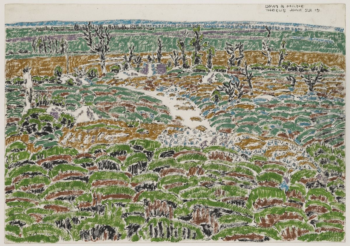 Thelus from the Church Oil Painting by David Milne