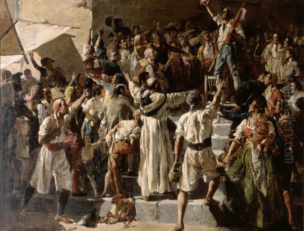 The palleter's cry Oil Painting by Joaquin Sorolla