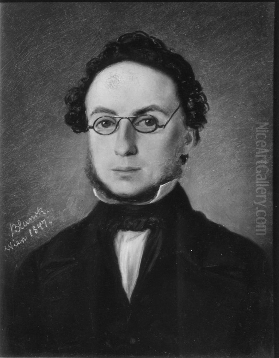 Fredrik Christian Schubeler Oil Painting by Ditlev Blunck