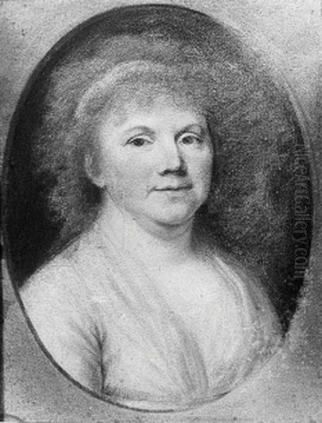 Benedicta Henrikka Lovenskiold, nee Aall Oil Painting by Jens Juel