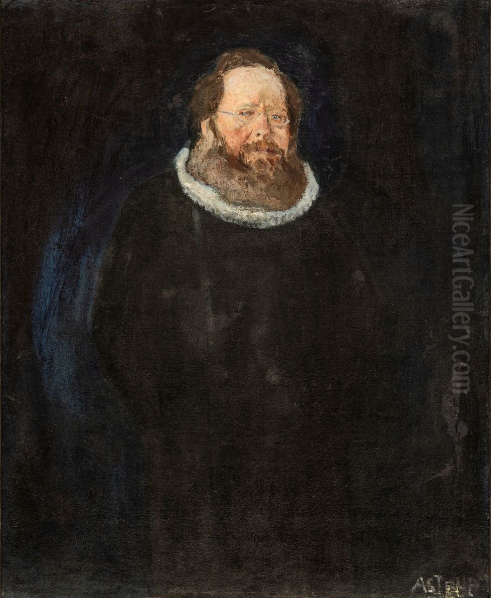 The Artist's Father Oil Painting by Nikolai Astrup