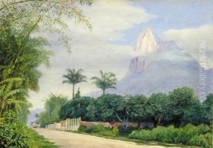 View of the Corcovado Mountain near Rio de Janeiro, Brazil