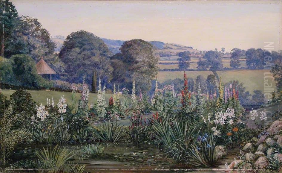 View of Alderley Oil Painting by Marianne North