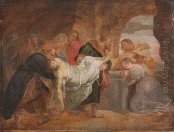 Grablegung Christi Oil Painting by Peter Paul Rubens
