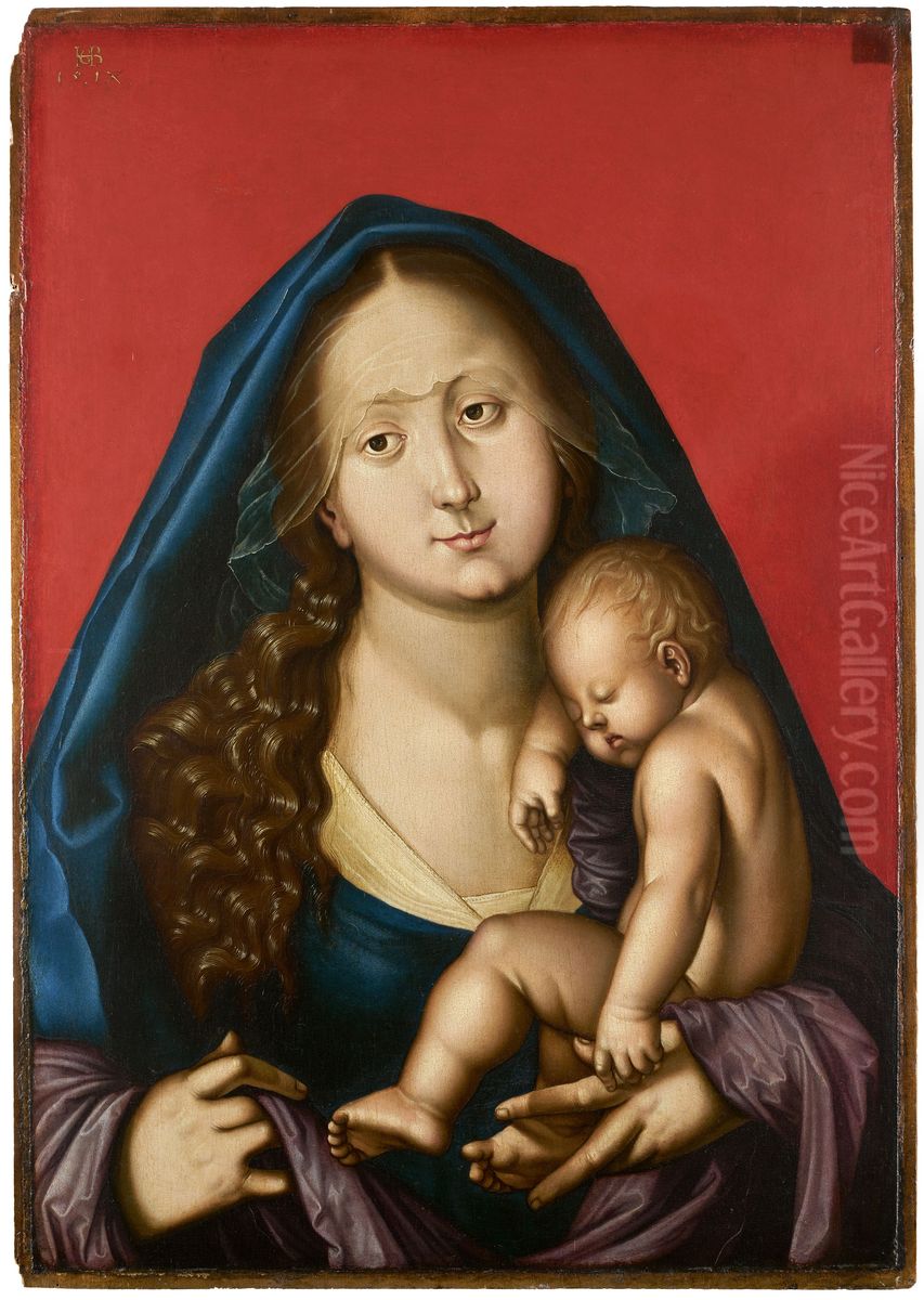 La Vierge a l'Enfant endormi Oil Painting by Hans Baldung Grien