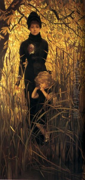 Orphan Oil Painting by James Tissot