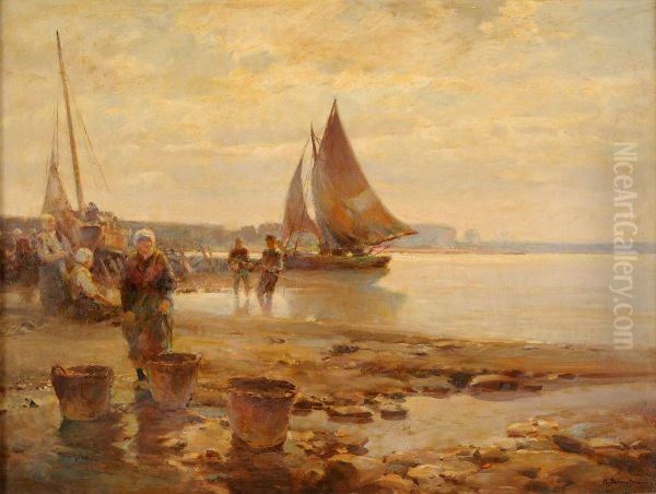 Am Niederrhein Oil Painting by unknown