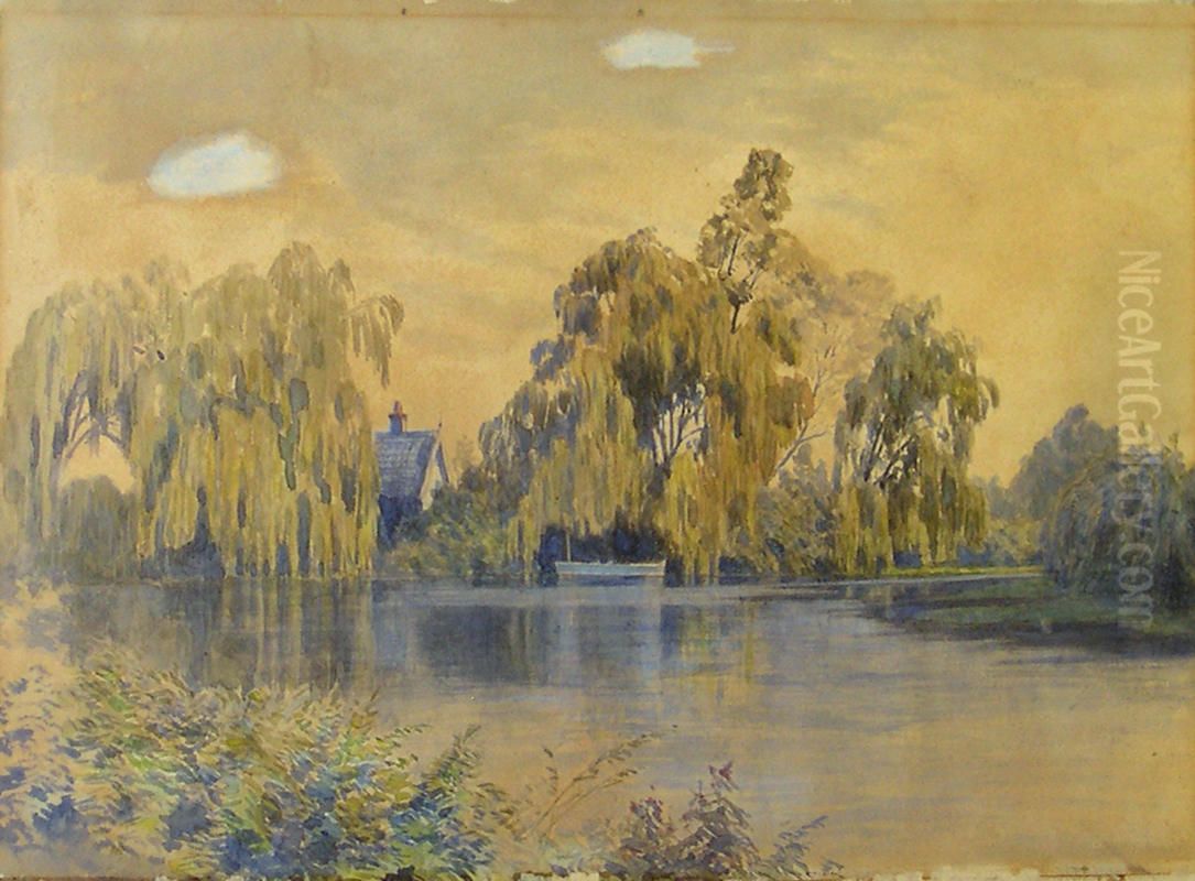 Avon Oil Painting by James Crowe Richmond