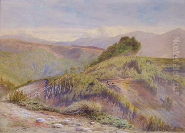 Mining Claim - Collingwood Oil Painting by James Crowe Richmond