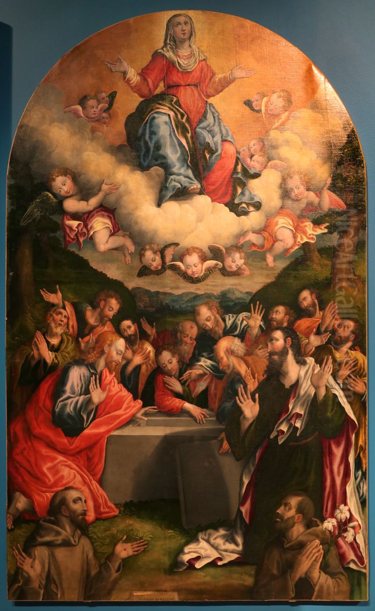 Assunzione di Maria Oil Painting by Ercole Ramazzani