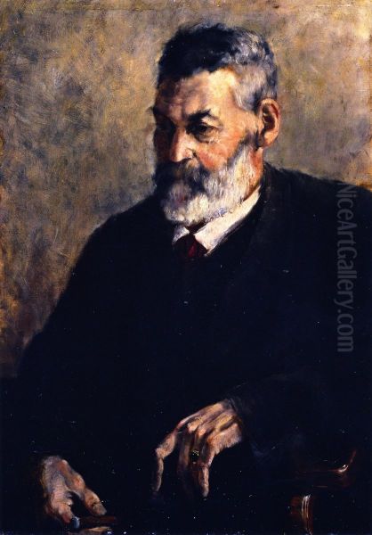 Portrait of the Father Oil Painting by Franz Marc