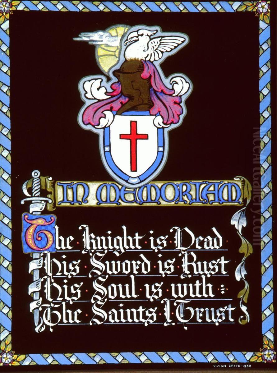 Untitled (In Memoriam) Oil Painting by Vivian Smith