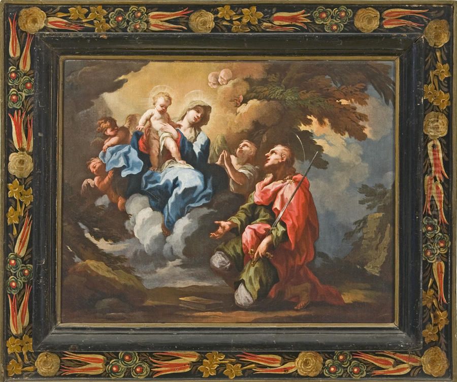 The Appearance of the Virgin to St. Maurice Oil Painting by Francesco Trevisani