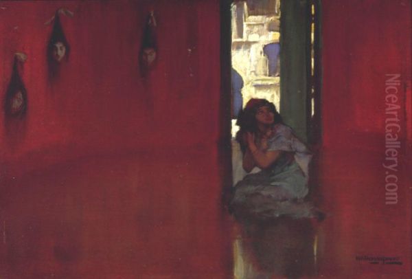 Fatima Oil Painting by William Breakspeare