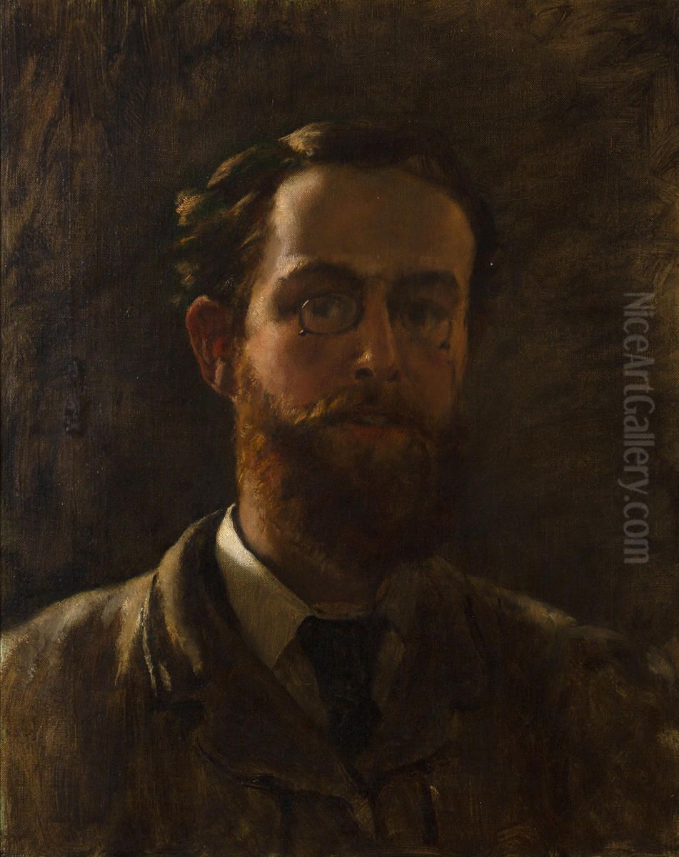 Self portrait Oil Painting by Collier, John
