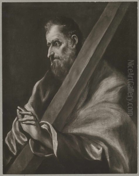 St. Andrew (Corcoran) Oil Painting by El Greco