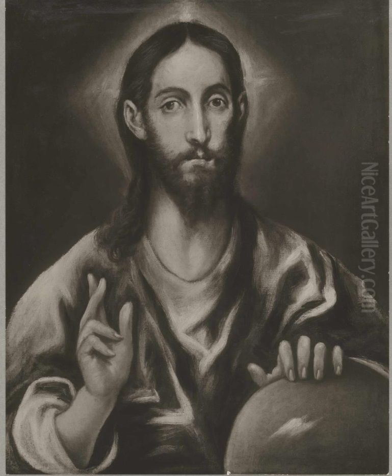 Christ (Henke) Oil Painting by El Greco