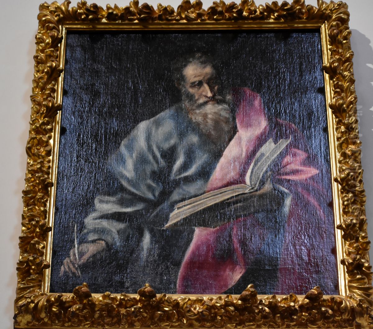 Saint Matthew Oil Painting by El Greco