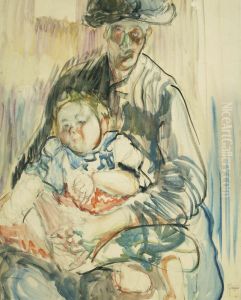 Belgian Mother and Child