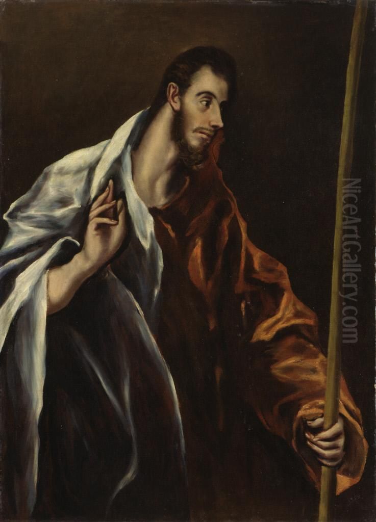 Saint Thomas Oil Painting by El Greco