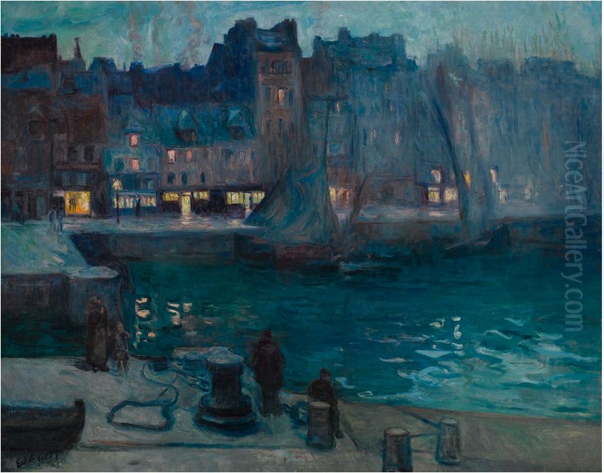 LE PORT DU HAVRE Oil Painting by Othon Friesz