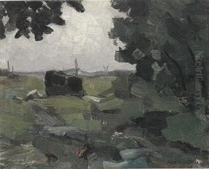 Free impression of a polder landscape