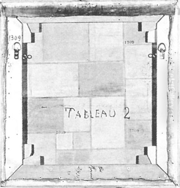 Unfinished composition Oil Painting by Piet Mondrian