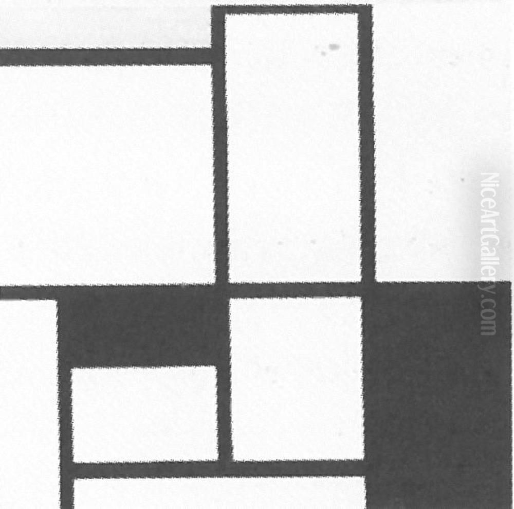 Tableau no. III Oil Painting by Piet Mondrian