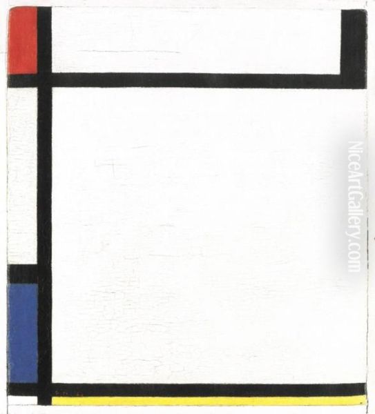 Tableau N XI Oil Painting by Piet Mondrian